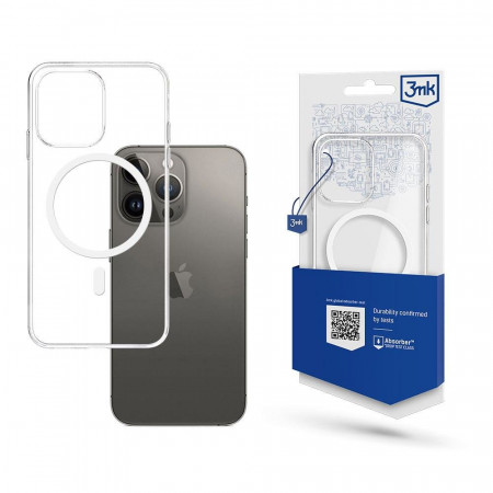 Гръб 3mk MagCase - iPhone 15 Pro прозрачен
