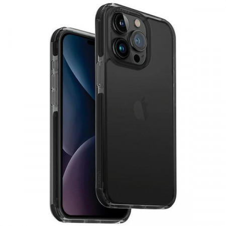 Гръб UNIQ Combat - iPhone 15 Pro case черен карбон