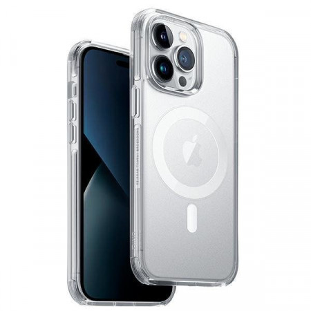 Гръб UNIQ Combat Magclick - iPhone 14 Pro прозрачен сатен