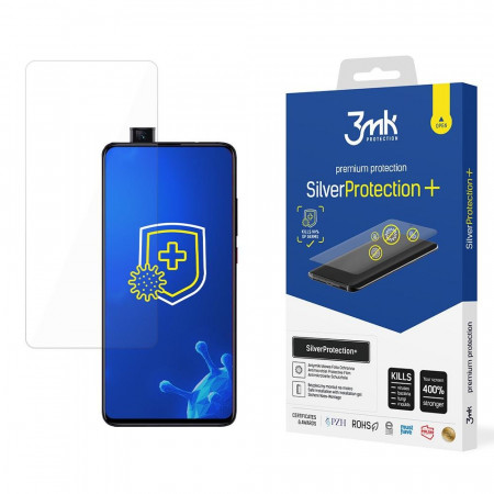Гъвкав протектор с антимикробно покритие 3mk Silver Protection+ - Xiaomi Mi 9T / 9T Pro