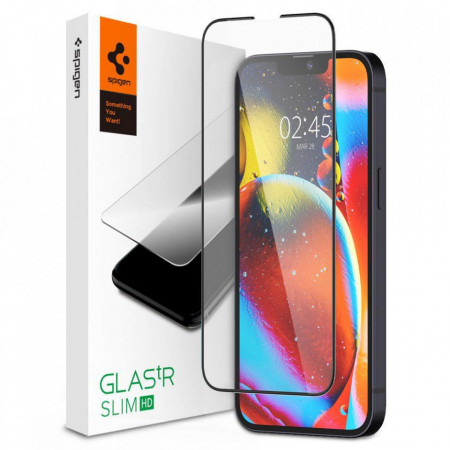 Закален стъклен протектор SPIGEN TR Slim FC - iPhone 13 mini