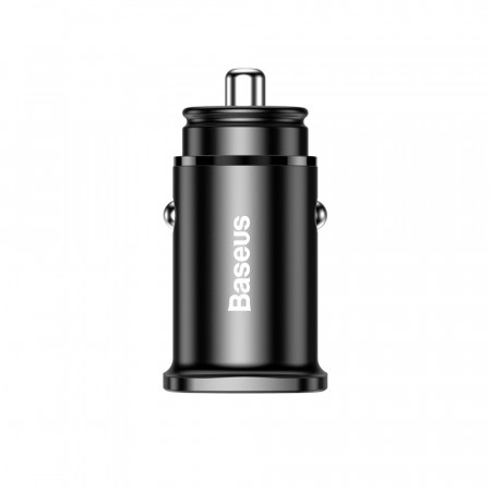 Зарядно за кола BASEUS Square PPS Universal 30W USB Type A / USB Type C PD 3.0 QC 4.0 SCP (CCALL-AS01) черно