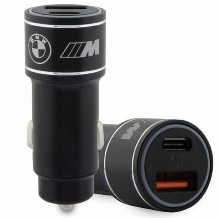 Зарядно за кола BMW M Edition BMCCMUSBCK 20W USB Type A / USB Type C PD QC 3.0 черно