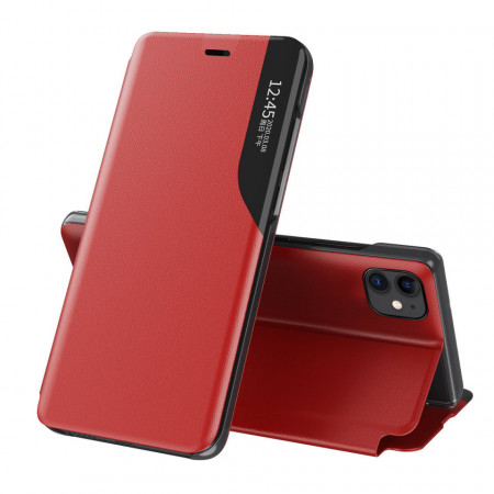 Калъф тип книга от еко кожа Eco - iPhone 13 Pro Max червен