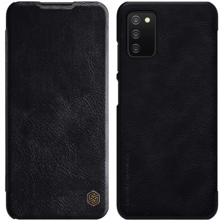 Калъф тип книга от еко кожа NILLKIN Qin - Samsung Galaxy A03s черен