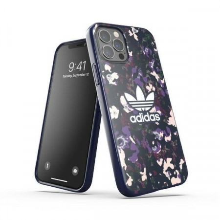 Оригинален гръб ADIDAS OR Snap Graphic - iPhone 12 / 12 Pro лилав