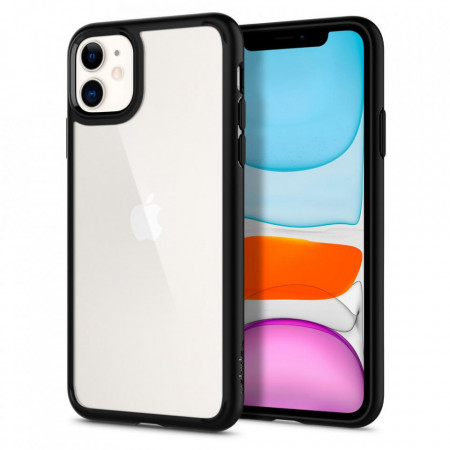 Оригинален гръб SPIGEN Ultra Hybrid - iPhone 11 черен мат