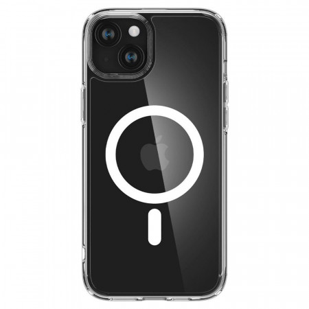 Оригинален гръб SPIGEN Ultra Hybrid MagSafe - iPhone 15 бял