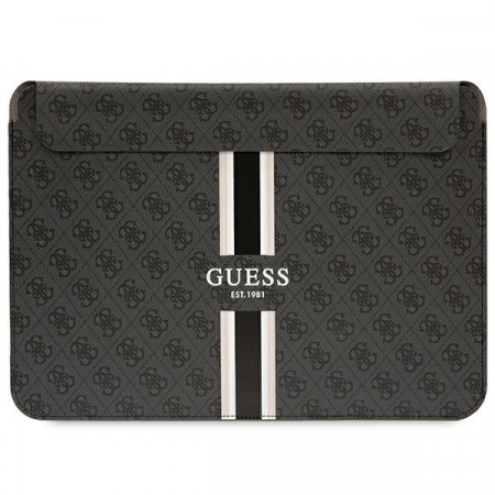 Оригинален калъф за лаптоп GUESS 4G Printed Stripes GUCS14P4RPSK 14" черен