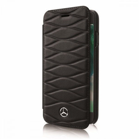 Оригинален калъф тип книга MERCEDES MEFLBKS8LWHCLBK - Samsung Galaxy S8+ черен