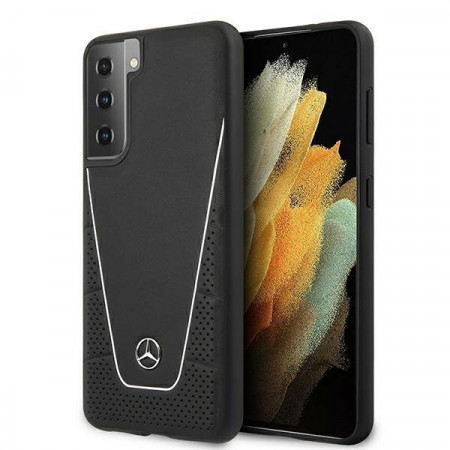 Оригинален твърд гръб MERCEDES Dynamic MEHCS21MCLSSI - Samsung Galaxy S21+ 5G черен