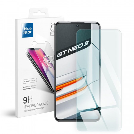 Плосък закален стъклен протектор BLUE STAR - Realme GT NEO 3