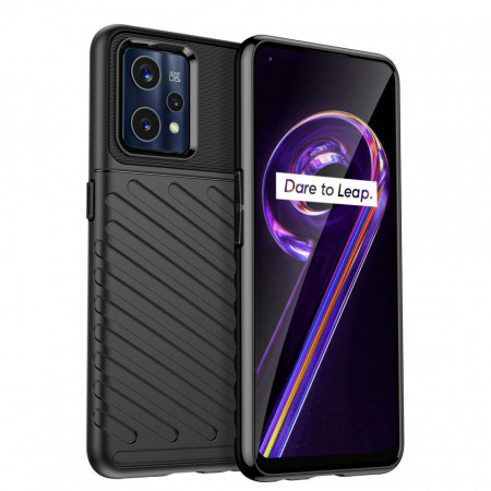 Подсилен гръб Thunder - Realme 9 / 9 Pro+ черен
