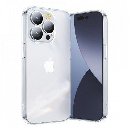 Прозрачен гръб със защита за камерата JOYROOM 14Q - iPhone 14 Plus (JR-14Q3) прозрачен