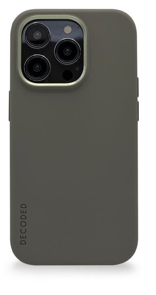 Силиконов гръб DECODED Silicone MagSafe - iPhone 14 Pro Max olive