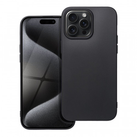 Тънък гел гръб Soft - iPhone 15 Pro Max черен