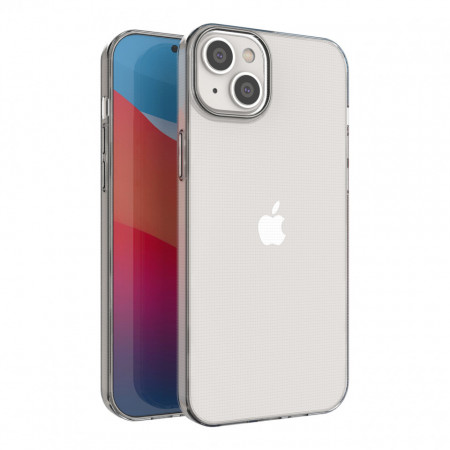 Тънък силиконов гръб 0.5mm - iPhone 14 Plus прозрачен