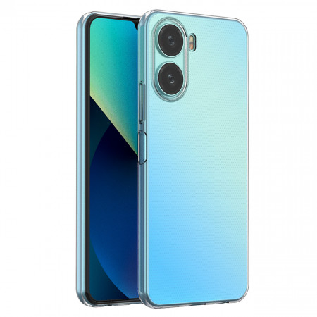 Тънък силиконов гръб 0.5mm - Vivo Y02s / Y16 thin cover прозрачен