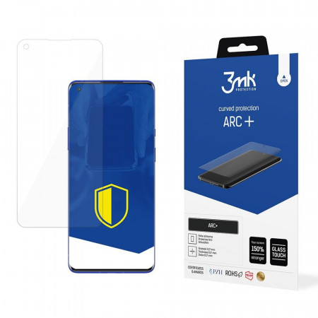 Ултратънък гъвкав протектор с пълно покритие 3mk ARC+ - OnePlus 9