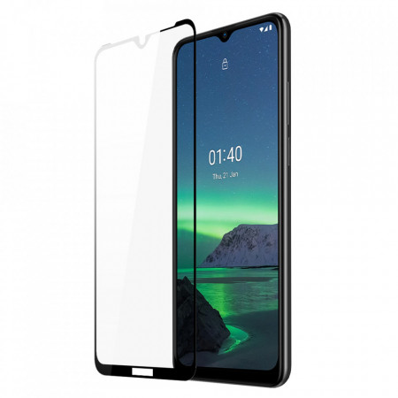 10D закален стъклен протектор с пълно покритие DUX DUCIS съвместим с гръб - Nokia 1.4 - Img 1