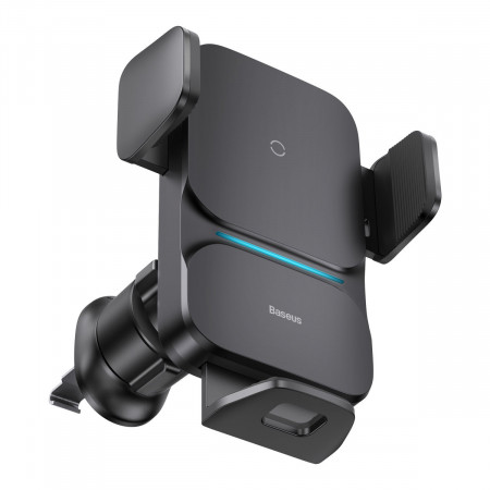 Baseus Wisdom induction charger car phone holder on the grill черен (CGZX000001)