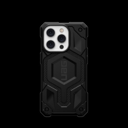 Армиран гръб UAG Monarch MagSafe - iPhone 14 Pro черен кевлар - Img 1