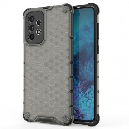 Гръб Honeycomb Armor със силиконов бъмпер - Samsung Galaxy A73 5G черен