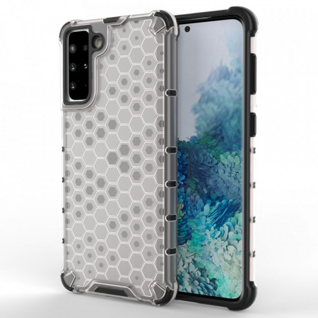 Гръб Honeycomb Armor със силиконов бъмпер - Samsung Galaxy S22+ прозрачен