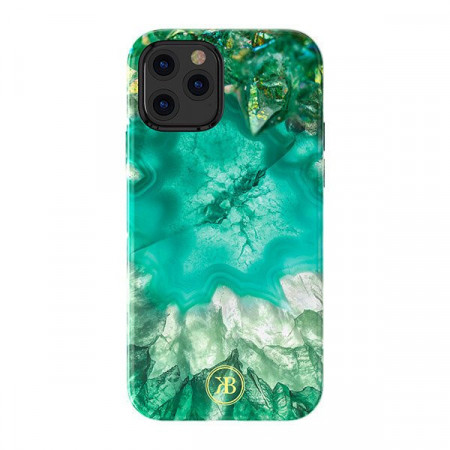 Гръб KINGXBAR Agate - iPhone 12 mini зелен