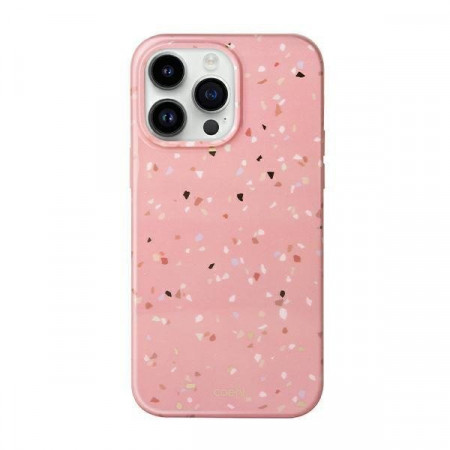 Гръб UNIQ Coehl Terrazzo - iPhone 14 Pro розов