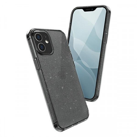 Гръб UNIQ LifePro Tinsel - iPhone 12 mini черен