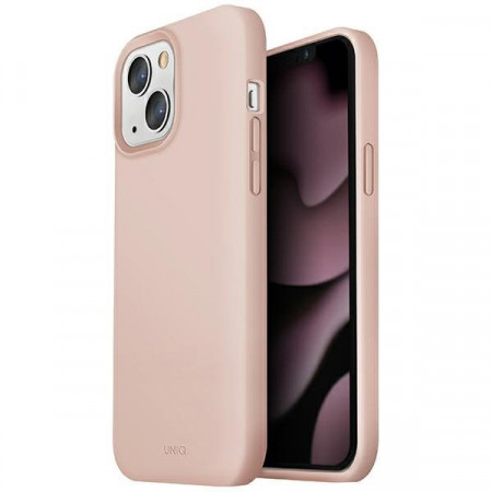 Гръб UNIQ Lino - iPhone 13 розов