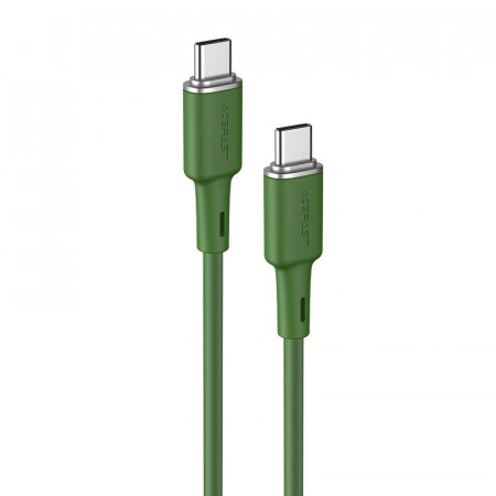 Кабел за зареждане и данни ACEFAST USB Type C към USB Type C 60W 20V 3A 1.2m (C2-03) маслинено зелен