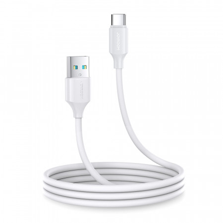 Кабел за зареждане и данни JOYROOM USB Type A към USB Type C 3A 1m бял (S-UC027A9)