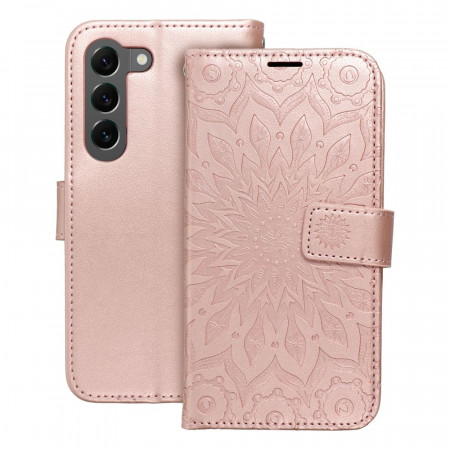 Калъф тип книга FORCELL Mezzo - Samsung Galaxy S23+ (мандала) розово злато