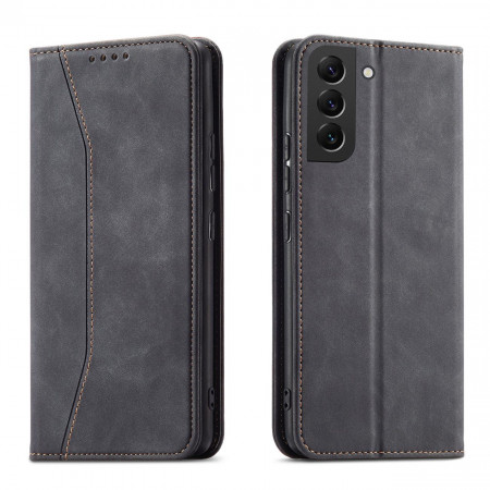 Калъф тип книга Magnet Fancy - Samsung Galaxy S23+ черен