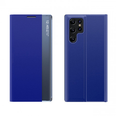Калъф тип книга New Sleep - Samsung Galaxy S24 Ultra син