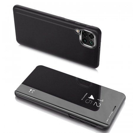 Огледален калъф тип книга Clear View - Samsung Galaxy A22 5G черен