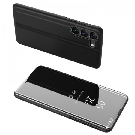 Огледален калъф тип книга Clear View - Samsung Galaxy S23+ черен