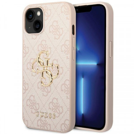 Оригинален гръб GUESS 4G Big Metal Logo - iPhone 15 розов