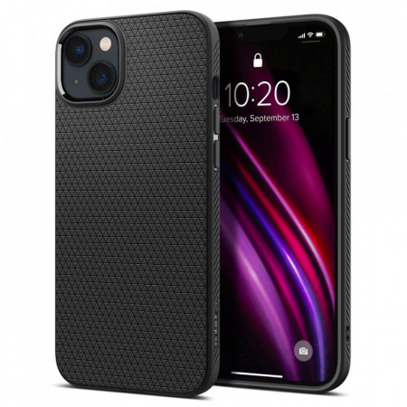 Оригинален гръб SPIGEN Liquid Air - iPhone 14 черен мат