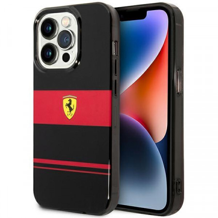 Оригинален твърд гръб FERRARI IMD Combi MagSafe FEHMP14LUCOK - iPhone 14 Pro черен