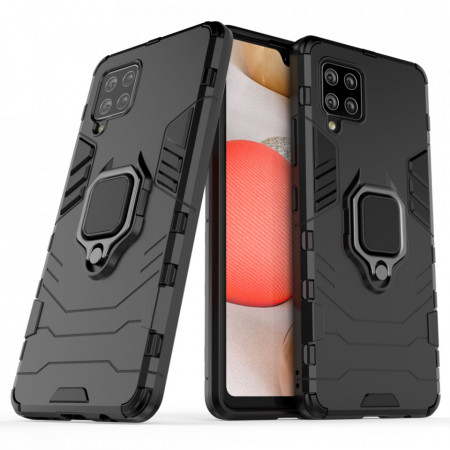 Подсилен гръб с магнитна стойка Ring Armor - Samsung Galaxy A42 5G черен