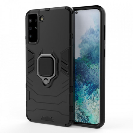 Подсилен гръб с магнитна стойка Ring Armor - Samsung Galaxy S22+ черен