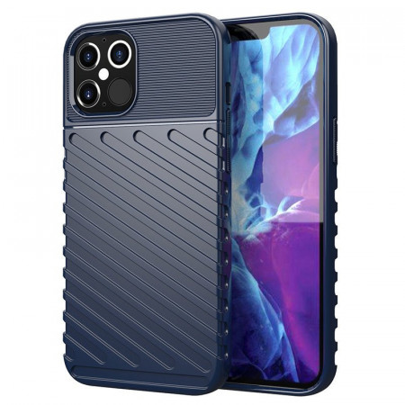 Подсилен гръб Thunder - iPhone 12 / 12 Pro син