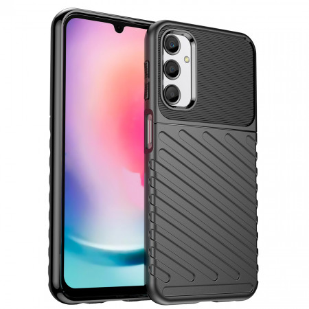 Подсилен гръб Thunder - Samsung Galaxy A24 черен