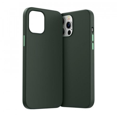 Силиконов гръб JOYROOM Color - iPhone 12 Pro Max зелен