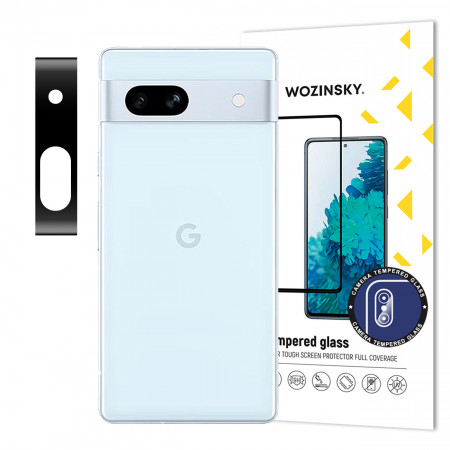 Стъклен протектор за камера с пълно покритие 9H WOZINSKY - Google Pixel 7a