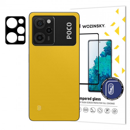 Стъклен протектор за камера с пълно покритие 9H WOZINSKY - Xiaomi Poco X5 Pro 5G / Redmi Note 12 Pro 5G