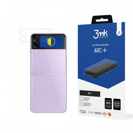 Ултратънък гъвкав протектор с пълно покритие за малкия дисплей 3mk ARC+ - Samsung Galaxy Z Flip3 5G
